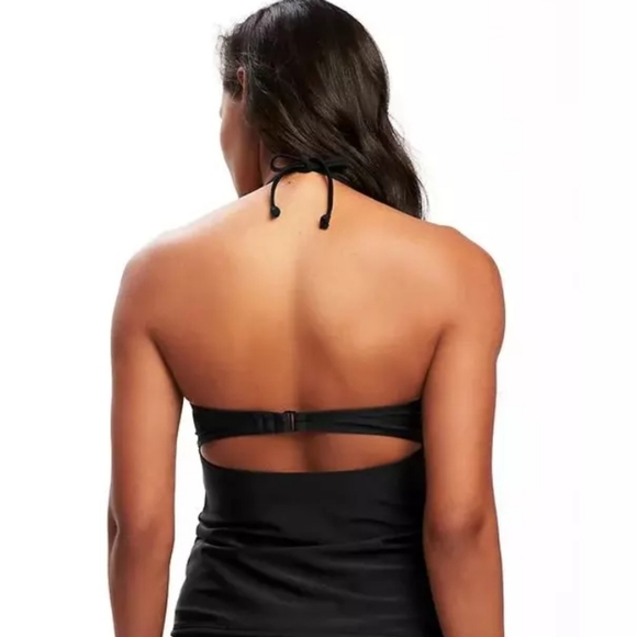 OLD NAVY BLACK Underwire Tankini Swimsuit Top XL - Picture 7 of 7